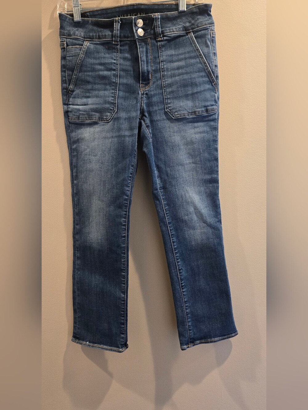American Eagle Outfitters Dark Blue Stretch Denim Jeans